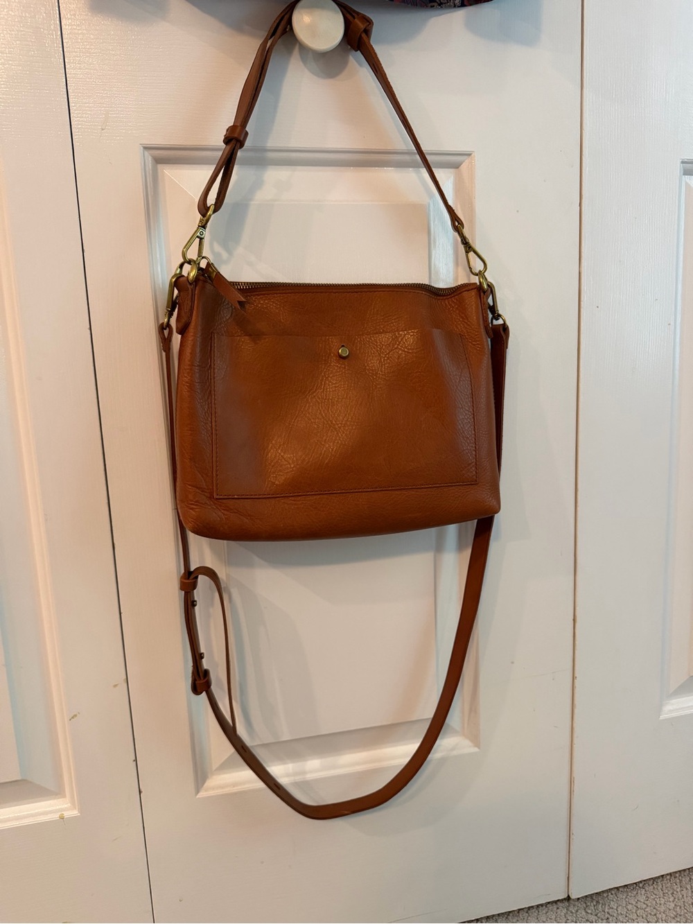 Madewell The Transport Shoulder Crossbody Bag - English Saddle - Picture 3 of 9